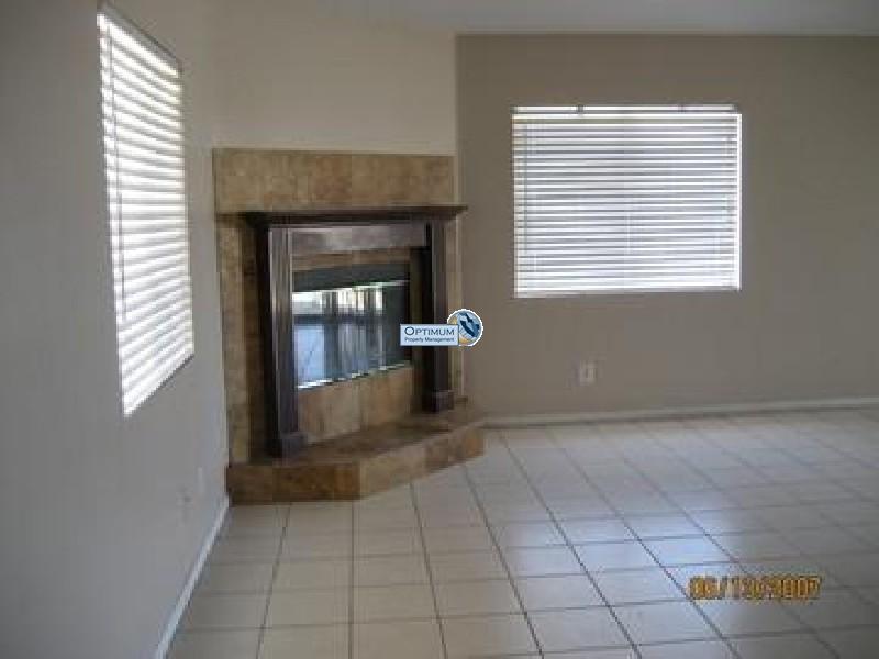 Lots of tile and a fireplace in this Hesperia home 2